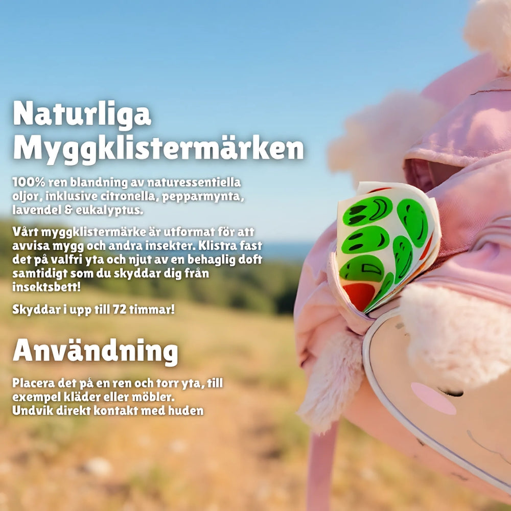 MYGGO Anti-Mygg Klistermärken